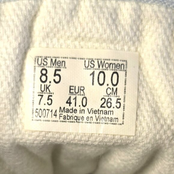 Vans Old Skool Gray Taupe Suede & Canvas Low-Top Skate Sneakers Women 10 Men 8.5 - Picture 6 of 9